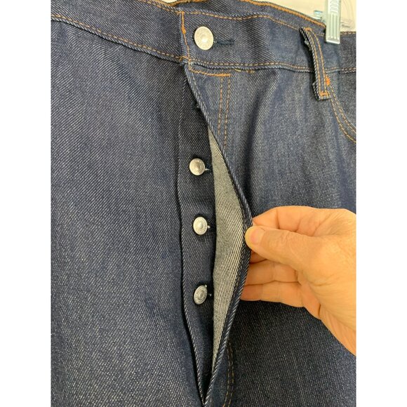 Levis 501 Original Fit Mens Jeans W46 L32 Button Fly Denim RM10203 Big & Tall - Picture 4 of 10